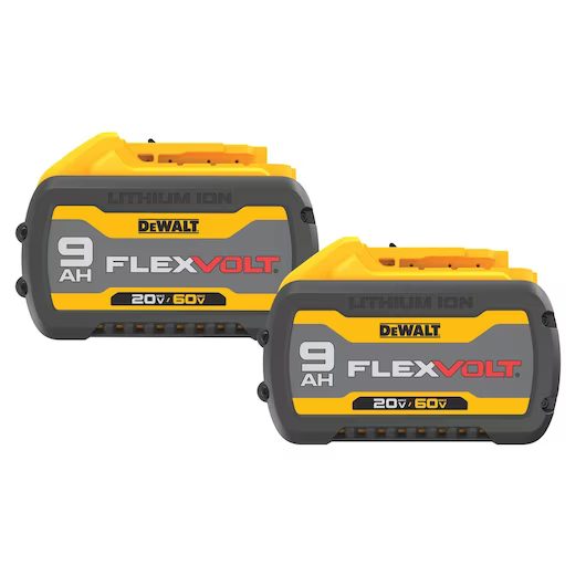 DeWalt FLEXVOLT® 20V/60V MAX* 9Ah Battery (2 PK)