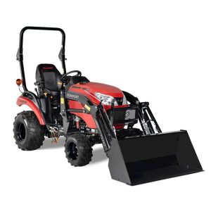Yanmar SA223 KURO 21.5 HP Sub-Compact Tractor with TR-34 Hybrid Tires and Loader