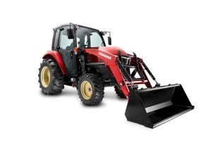Yanmar YT359A 58.9 HP i-HMT Compact Tractor with R4 Industrial Tires, Cab and Loader